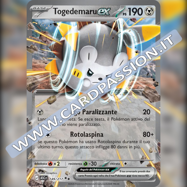 149/217 Togedemaru ex | Ascesa Eroica