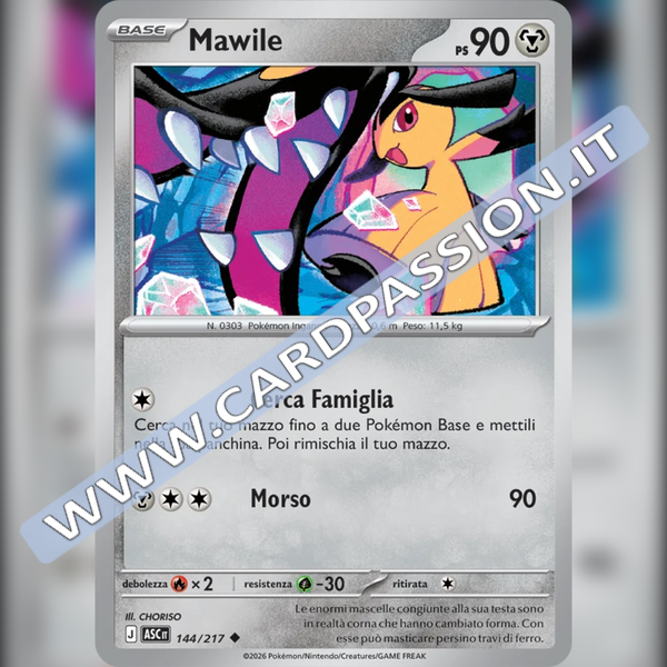 144/217 Mawile | Ascesa Eroica