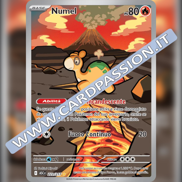 223/217 Numel Illustrazione Rara | Ascesa Eroica