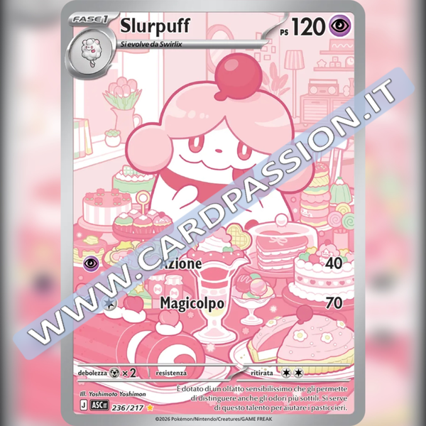 236/217 Slurpuff Illustrazione Rara | Ascesa Eroica