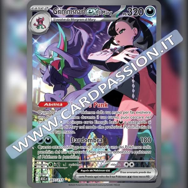 287/217 Grimmsnarl ex di Mary (SIR) | Ascesa Eroica