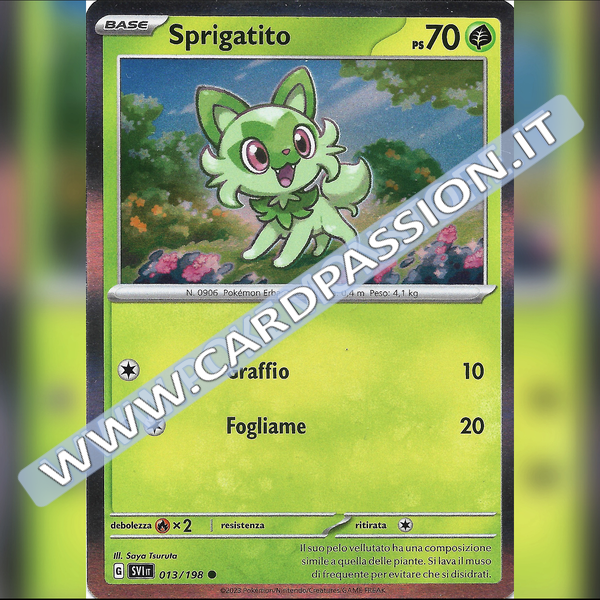013/198 Sprigatito Holo | Scarlatto e Violetto