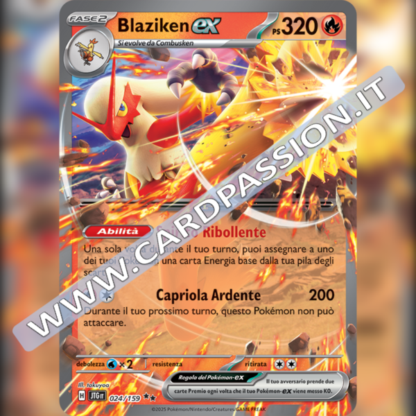 024/159 Blaziken ex | Avventure Insieme