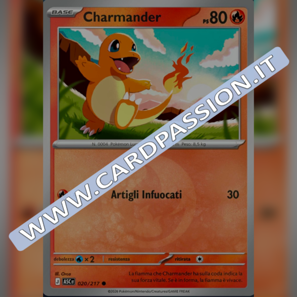 020/217 Charmander Reverse | Ascesa Eroica
