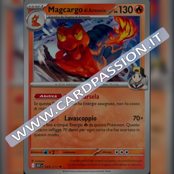 024/217 Magcargo di Armonio Reverse | Ascesa Eroica