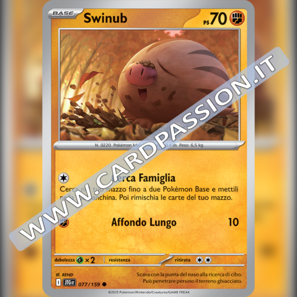 077/159 Swinub | Avventure Insieme