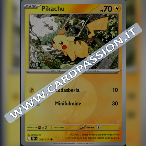 055/217 Pikachu Reverse | Ascesa Eroica