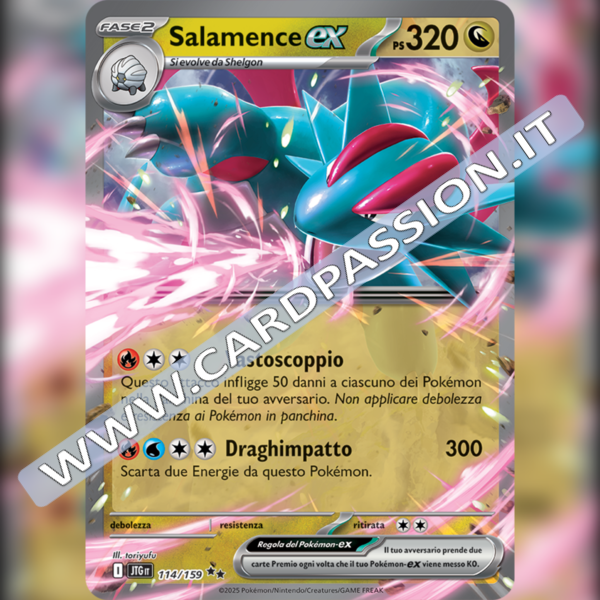 114/159 Salamence ex | Avventure Insieme