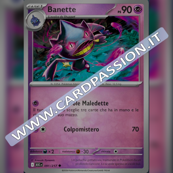 091/217 Banette Reverse | Ascesa Eroica