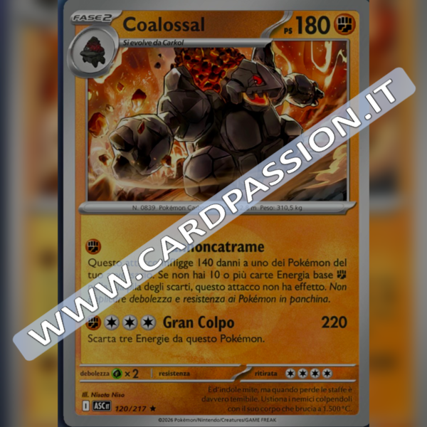 120/217 Coalossal Reverse | Ascesa Eroica