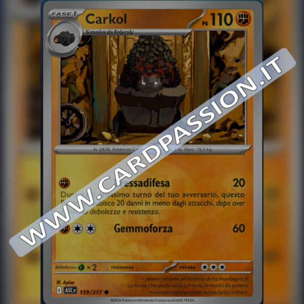119/217 Carkol Reverse | Ascesa Eroica