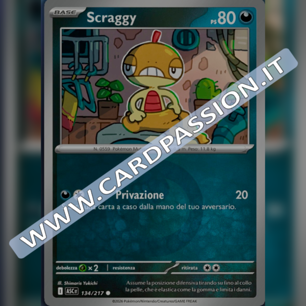 134/217 Scraggy Reverse | Ascesa Eroica