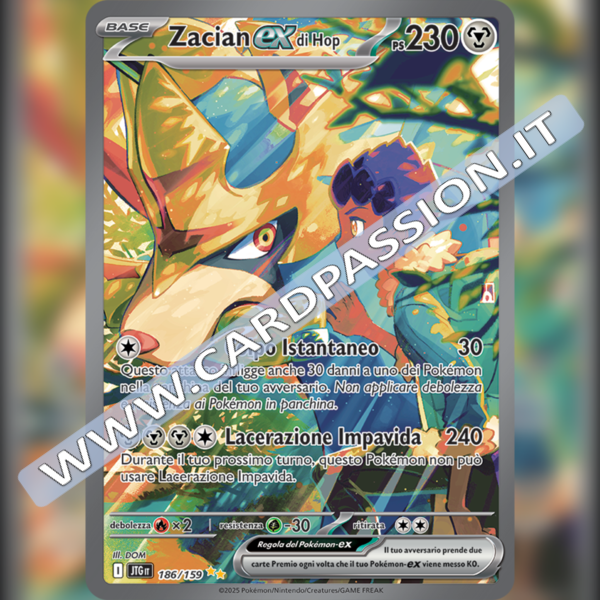186/159 Zacian ex di Hop (Alternative Art) | Avventure Insieme