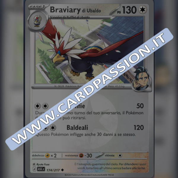 174/217 Braviary di Ubaldo Reverse | Ascesa Eroica