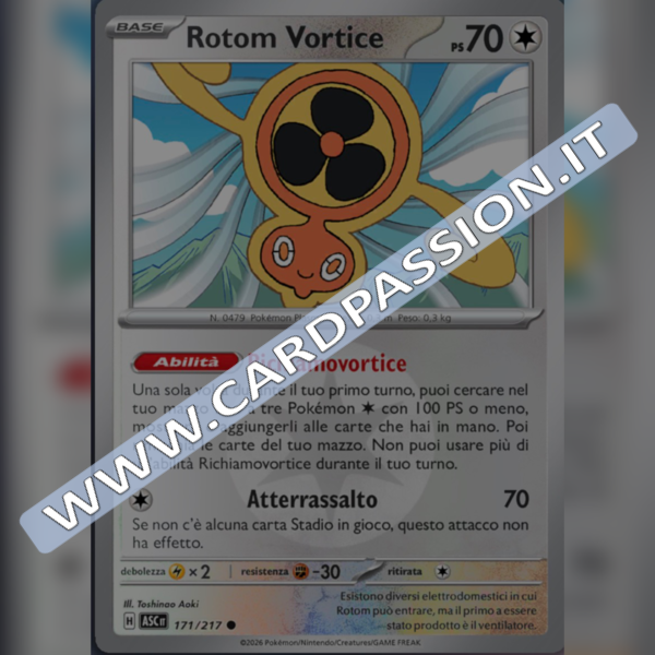 171/217 Rotom Vortice Reverse | Ascesa Eroica