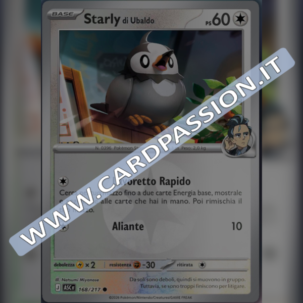 168/217 Starly di Ubaldo Reverse | Ascesa Eroica