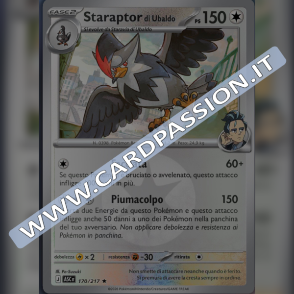 170/217 Staraptor di Ubaldo Reverse | Ascesa Eroica