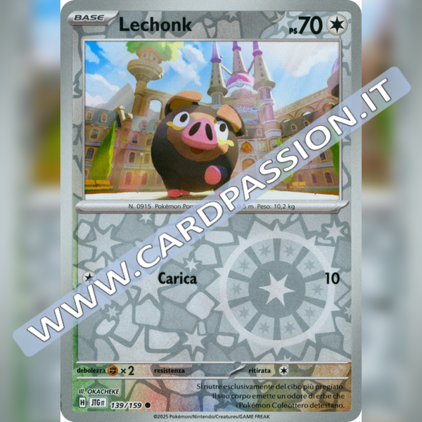139/159 Lechonk Reverse | Avventure Insieme