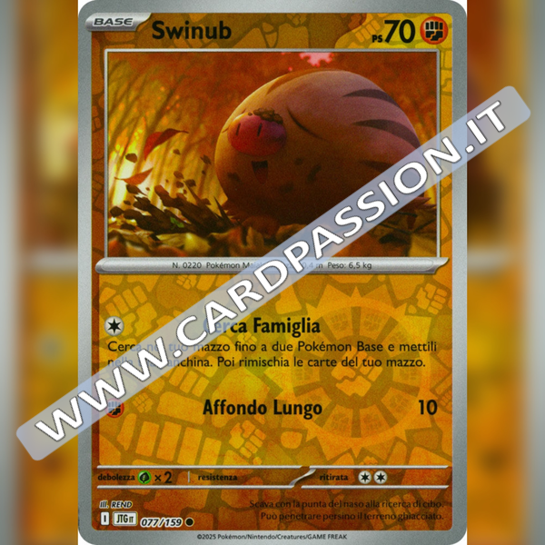 077/159 Swinub Reverse | Avventure Insieme