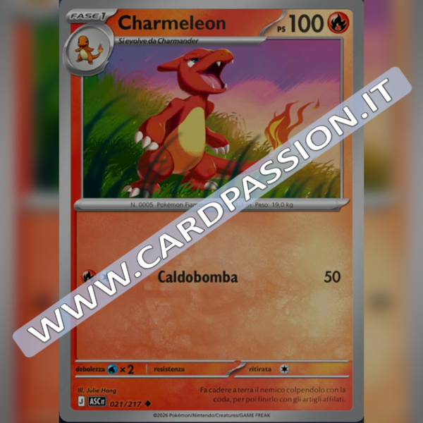 021/217 Charmeleon Poke Ball Reverse | Ascesa Eroica