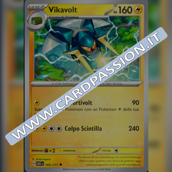 066/217 Vikavolt Poke Ball Reverse | Ascesa Eroica