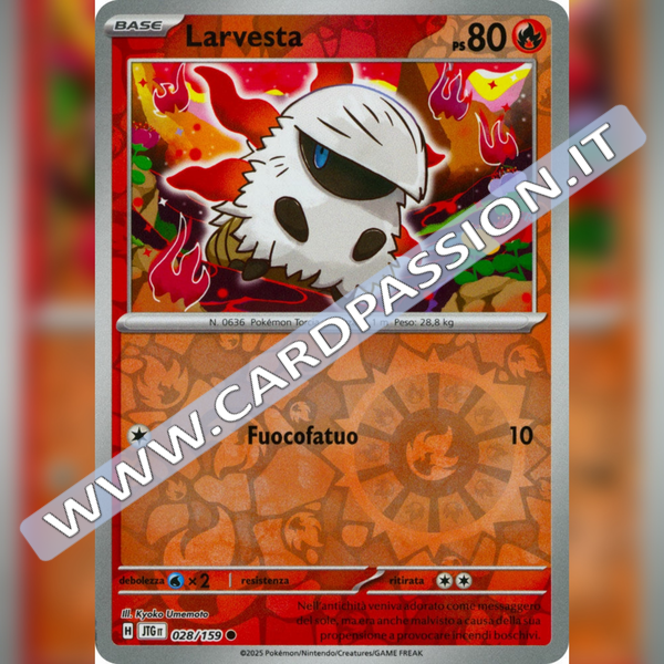 028/159 Larvesta Reverse | Avventure Insieme