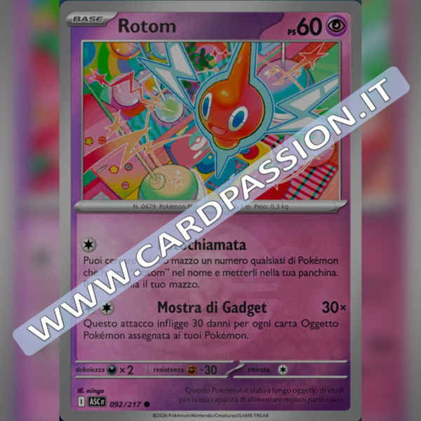 092/217 Rotom Poke Ball Reverse | Ascesa Eroica