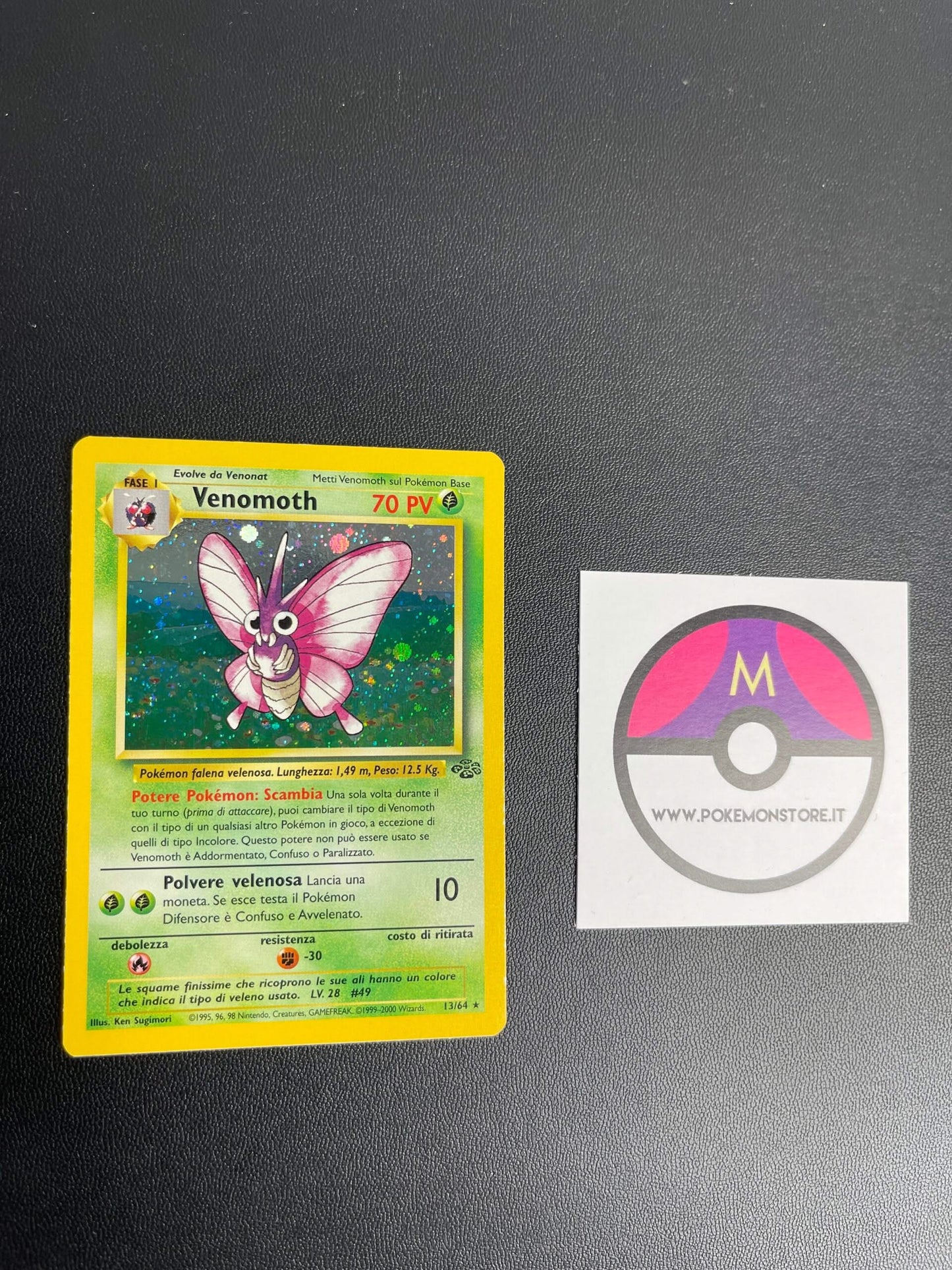 13/64 Venomoth Holo Near Mint | Set Jungle (IT)