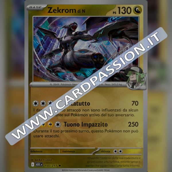 155/217 Zekromdi N Poke Ball Reverse | Ascesa Eroica