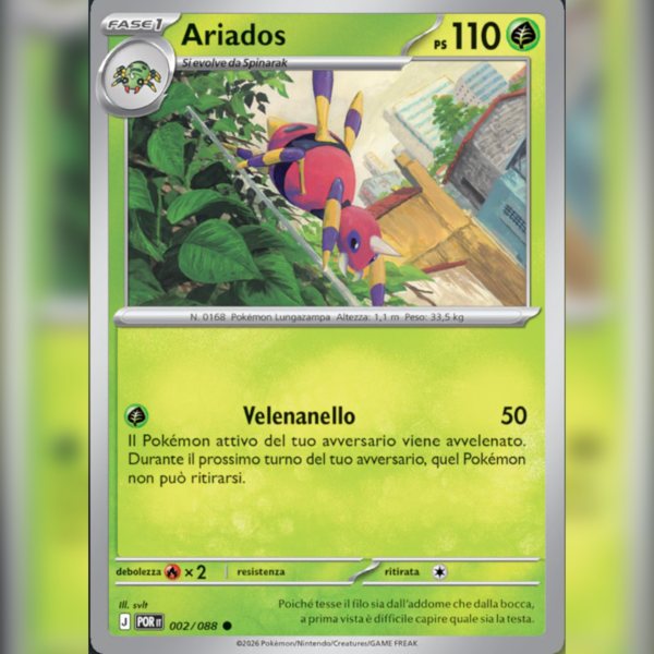 002/088 Ariados | Equilibrio Perfetto