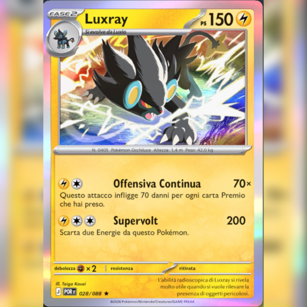 028/088 Luxray Holo | Equilibrio Perfetto