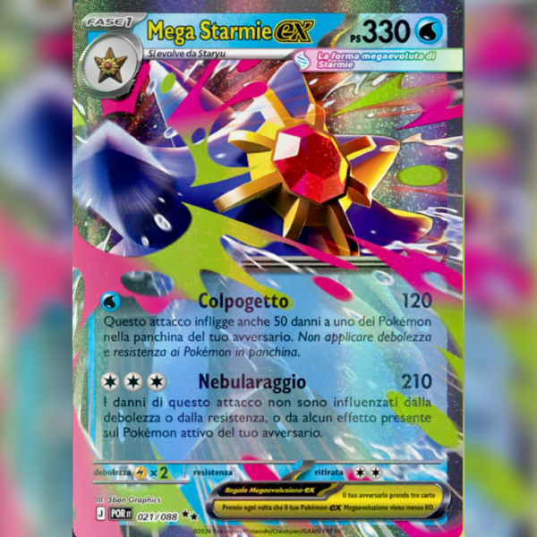 021/088 Mega Starmie ex | Equilibrio Perfetto