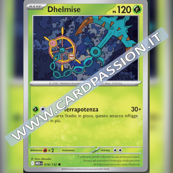 018/132 Dhelmise | Megaevoluzione