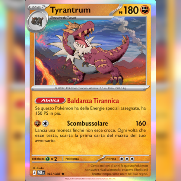 045/088 Tyrantrum Holo | Equilibrio Perfetto