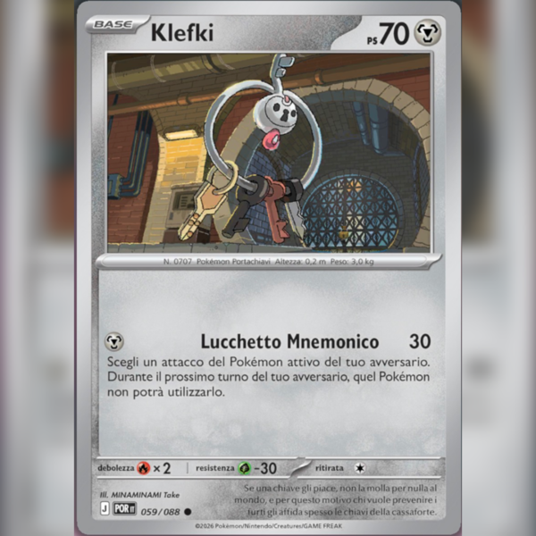 059/088 Klefki | Equilibrio Perfetto