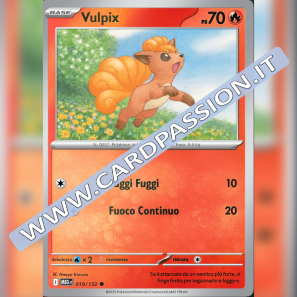 019/132 Vulpix | Megaevoluzione