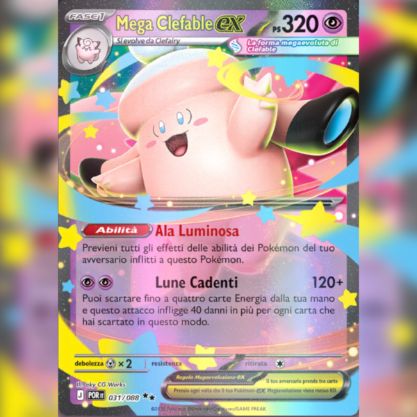 031/088 Mega Clefable ex | Equilibrio Perfetto