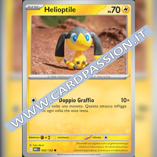 052/132 Helioptile | Megaevoluzione