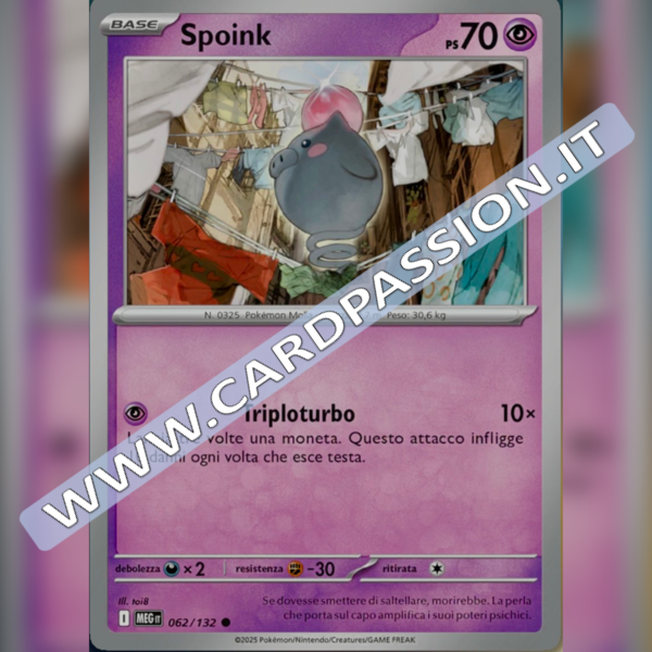 062/132 Spoink | Megaevoluzione