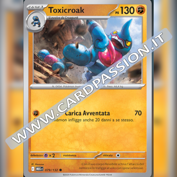 079/132 Toxicroak | Megaevoluzione