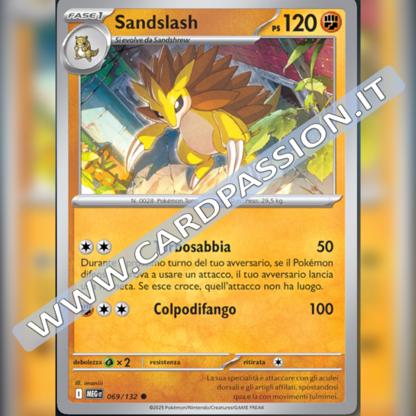 069/132 Sandslash | Megaevoluzione