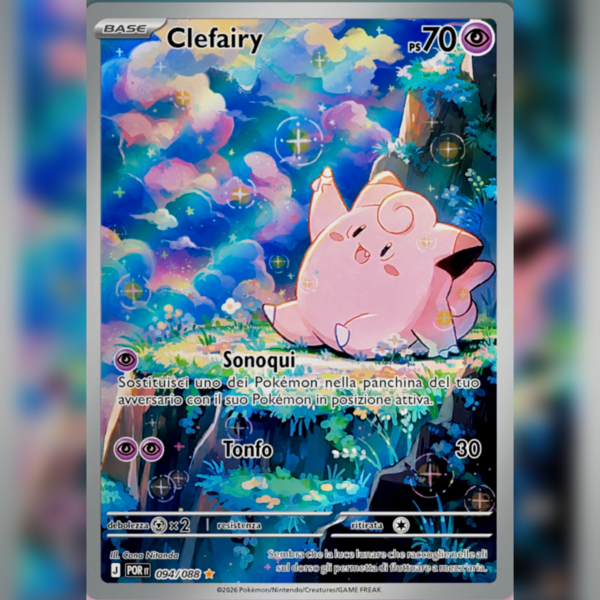 094/088 Clefairy Illustrazione Rara | Equilibrio Perfetto