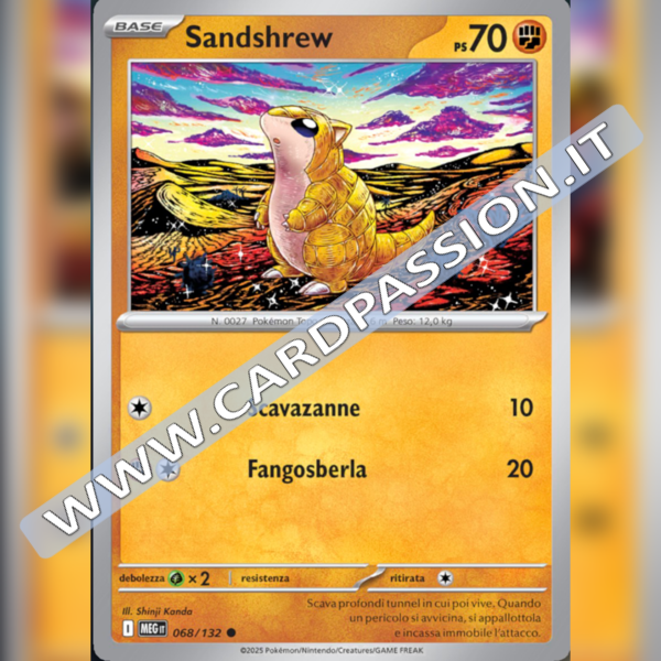 068/132 Sandshrew | Megaevoluzione