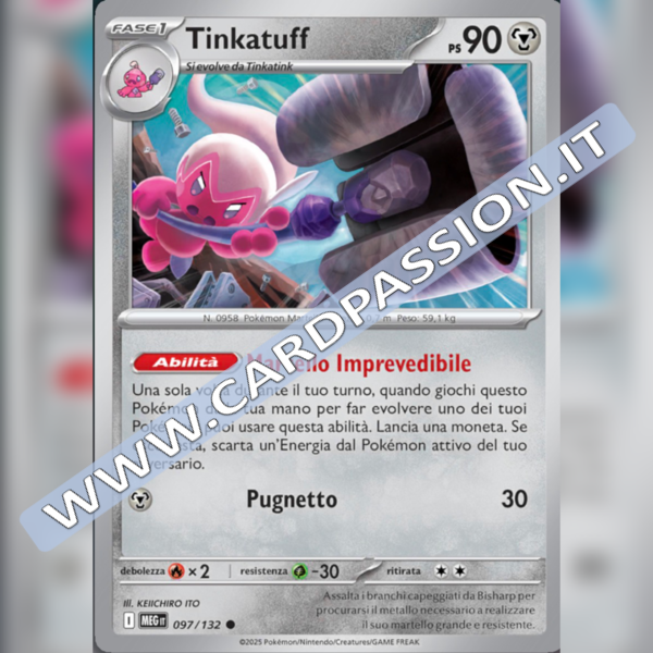 097/132 Tinkatuff | Megaevoluzione