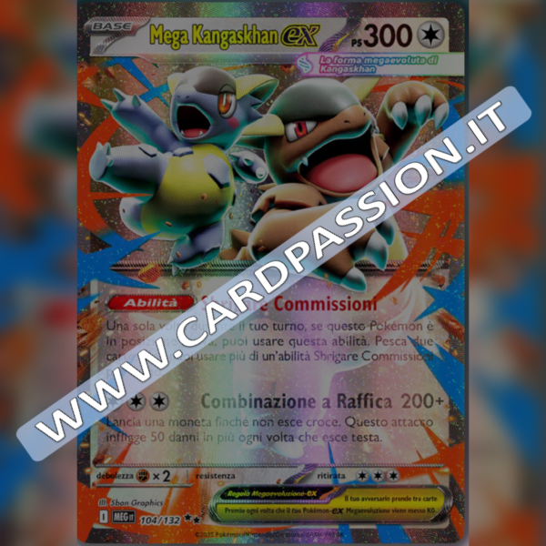 104/132 Mega Kangaskhan ex | Megaevoluzione