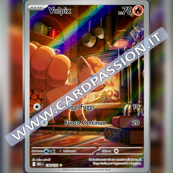138/132 Vulpix Illustrazione Rara | Megaevoluzione
