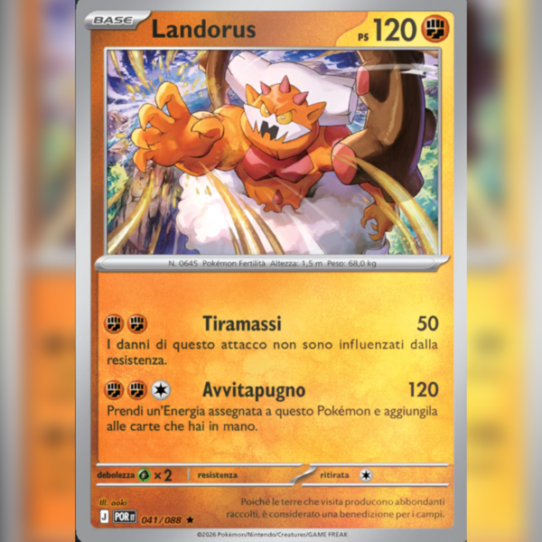 041/088 Landorus Reverse | Equilibrio Perfetto
