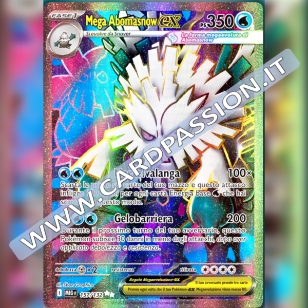 157/132 Mega Abomasnow ex (FA) | Megaevoluzione