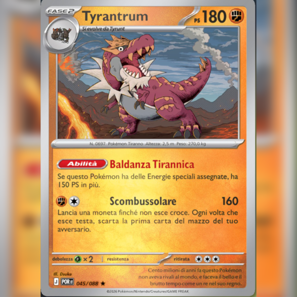045/088 Tyrantrum Reverse | Equilibrio Perfetto