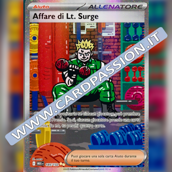 185/132 Affare di Lt. Surge (SAR) | Megaevoluzione